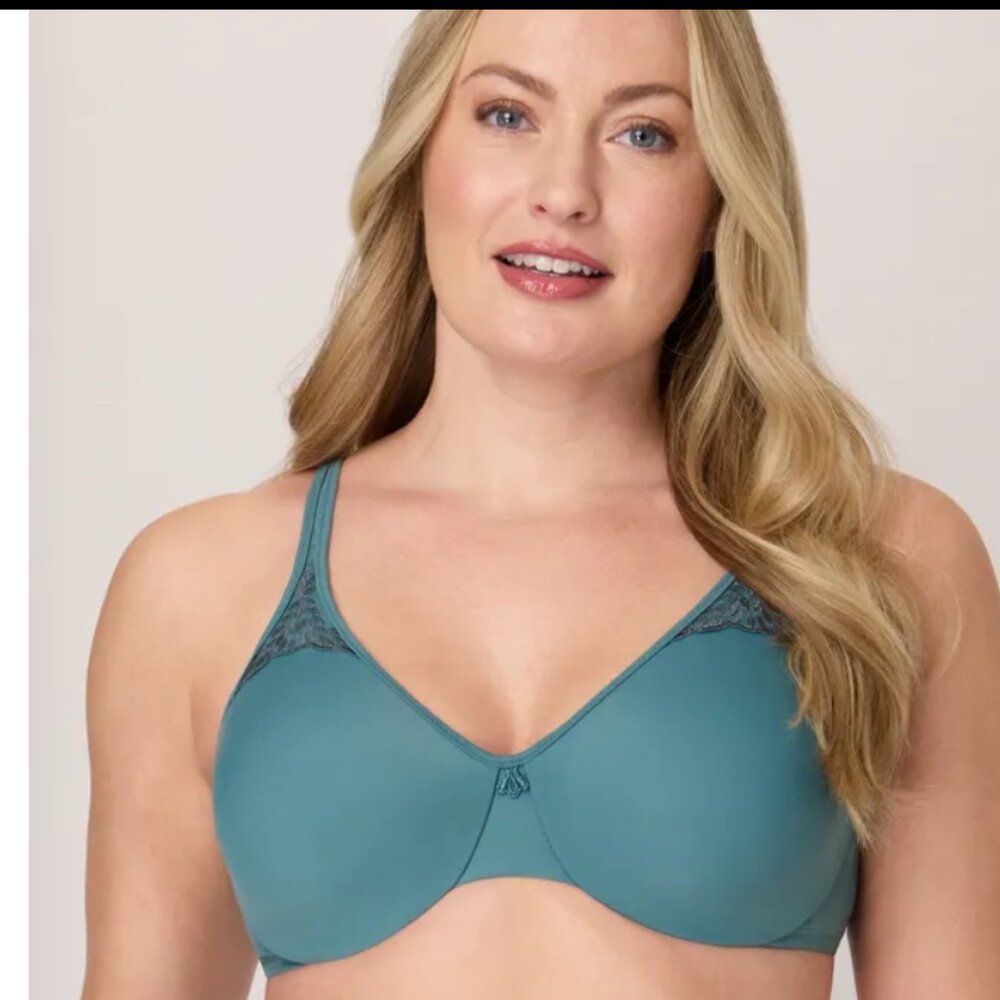 Bali Teal Underwire Seamless Bra